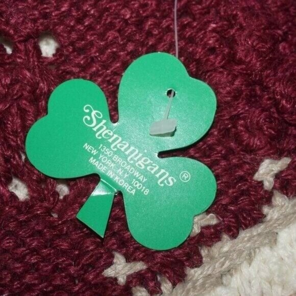 Vintage 80s Cottagecore Floral Handknit Sweater Medium New - Picture 5 of 7